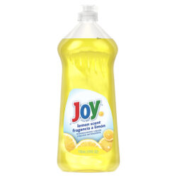 Joy Non-Ultra Lemon Scent Dishwashing Liquid, 25 Fluid Ounce, 10 Per Case